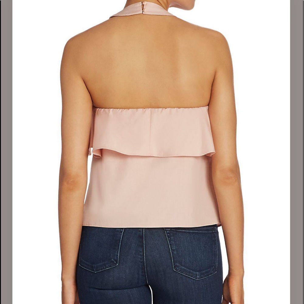 NWT Alice+Olivia ruffle halter top